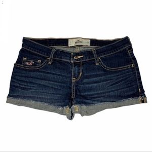 Hollister Blue Jean Shorts Size: 1